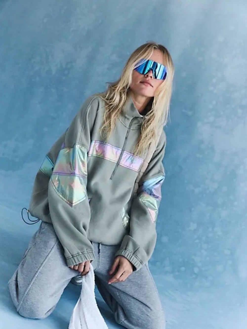 Free People Away We Go Half Zip